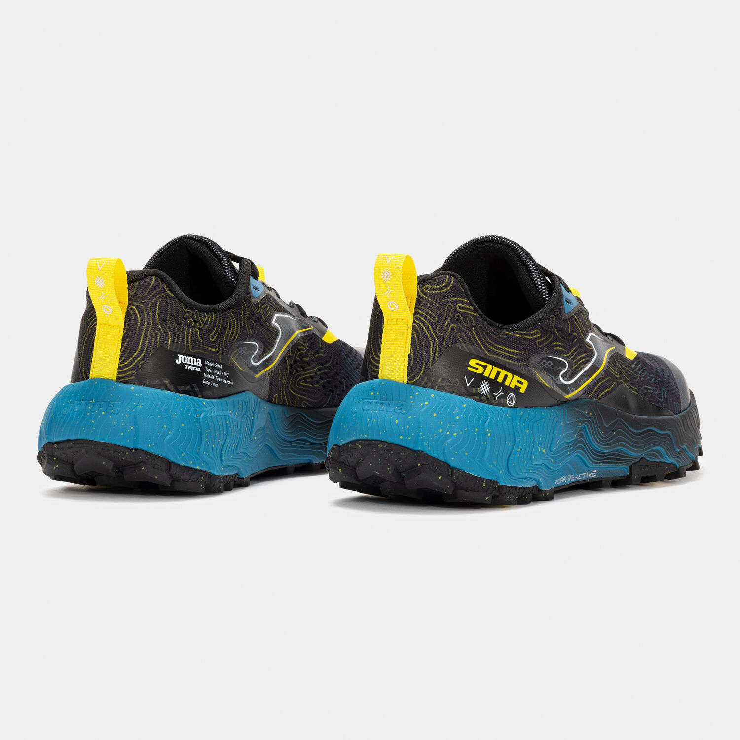 Zapatillas Trail Running Joma Sima Negro Azul - Imagen 3