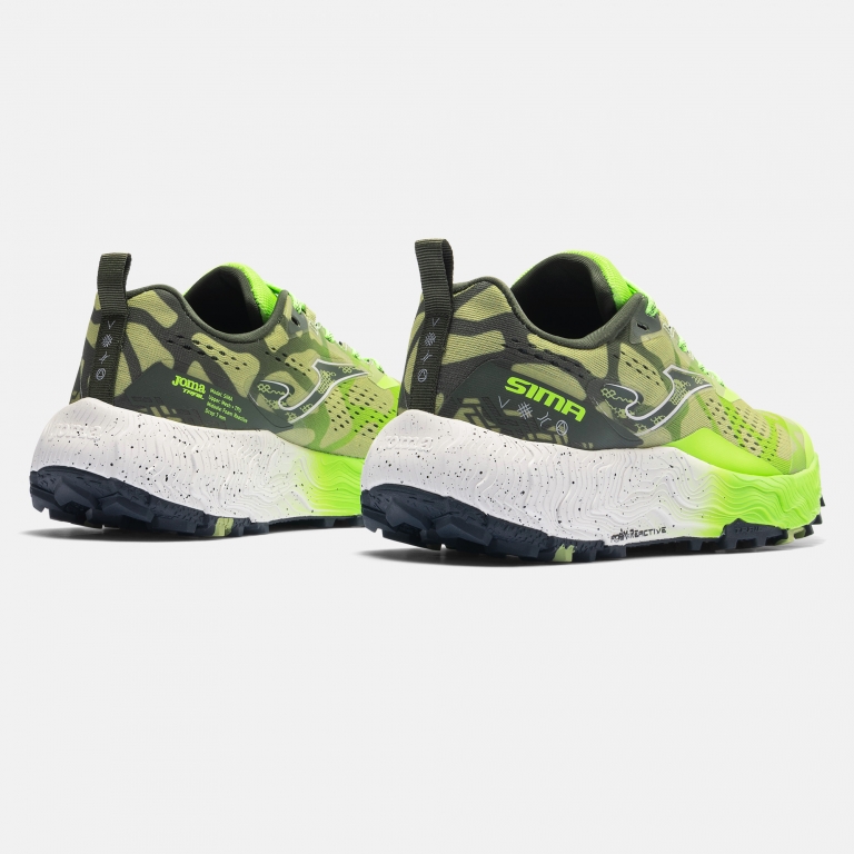 Zapatillas Trail Running Joma Sima Verde Flúor - Imagen 4