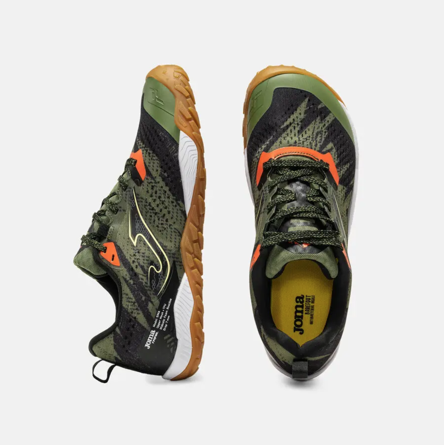 Zapatillas Barefoot Trail Joma Sima Hombre Caqui - Imagen 3